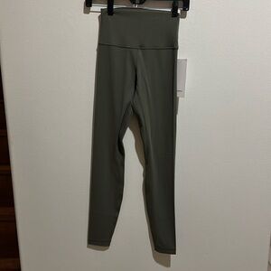 28” Lululemon Align HR Pant Legging Army Green Yoga NWT
